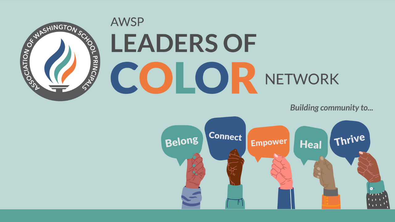 Leaders of Color Network Logo with hands holding cards.
