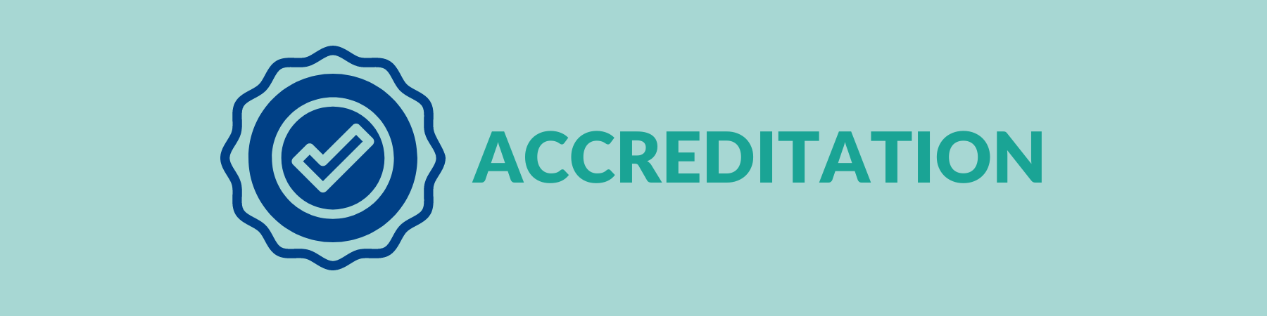 Accreditation Webpage Header