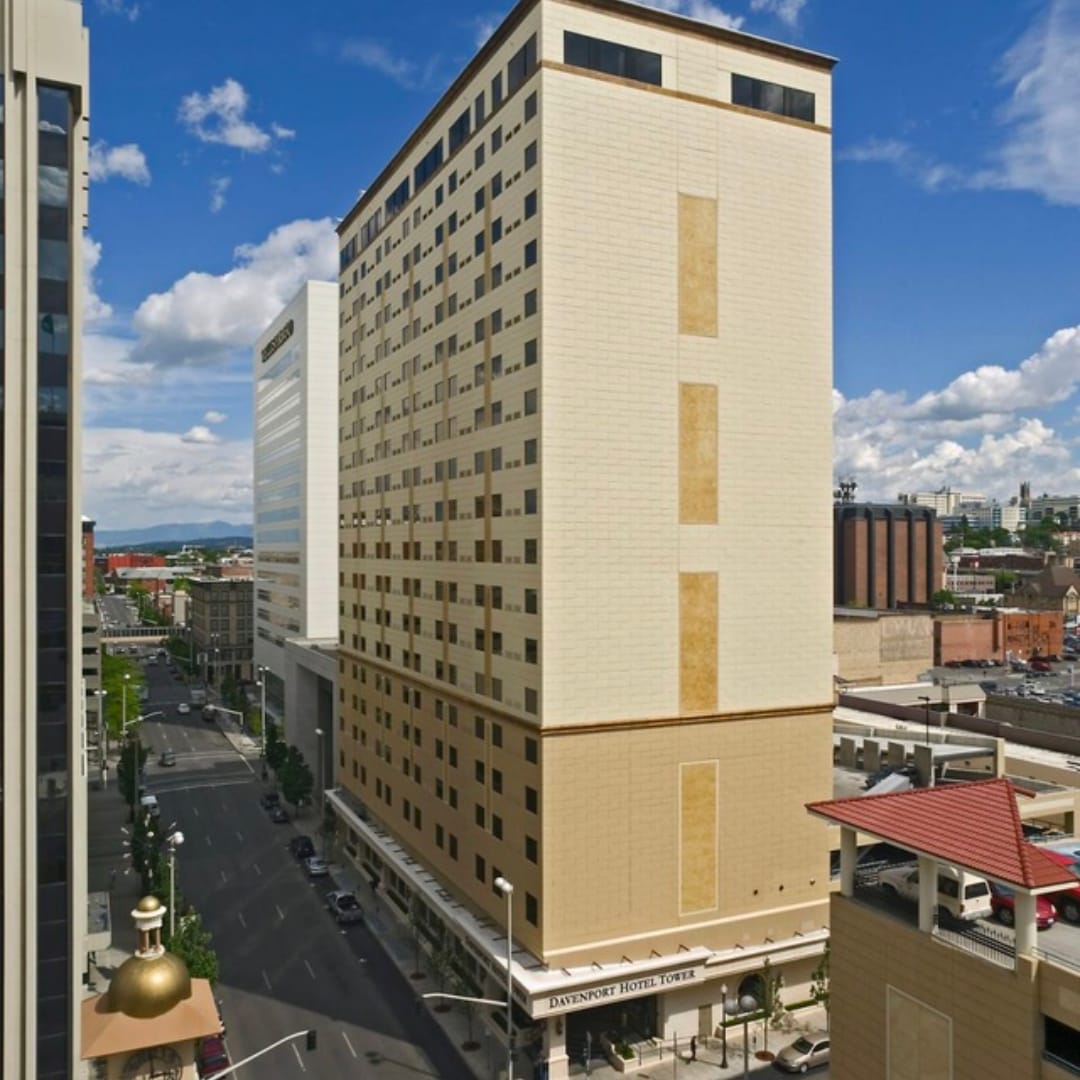 a picture of the davenport tower hotel