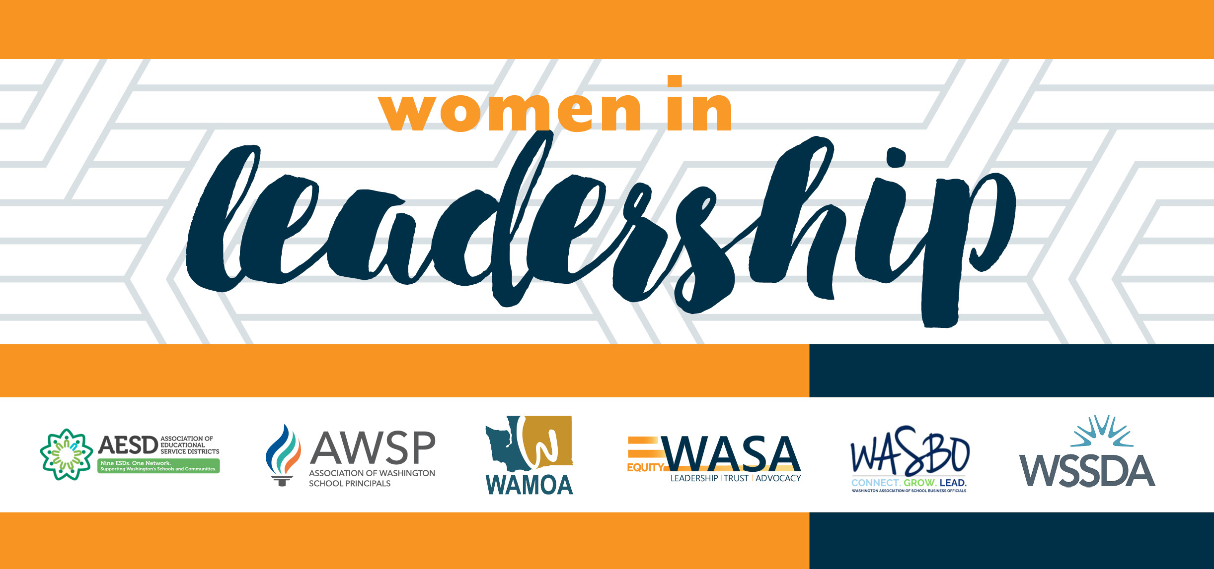 Women in Leadership Header Graphic